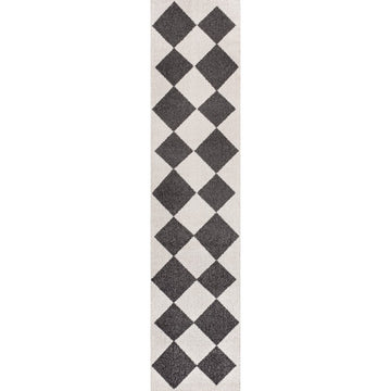 Draper Classic Geometric Diamond Pattern Area Rug